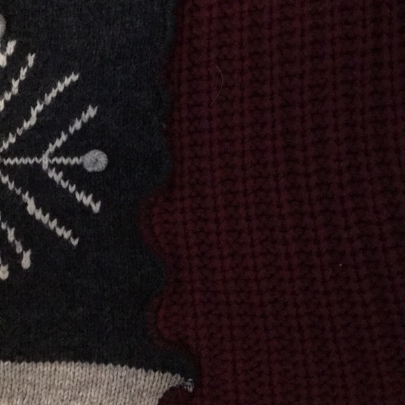 Patchwork knit winter mini-skirt mint condition - Picture 5 of 16